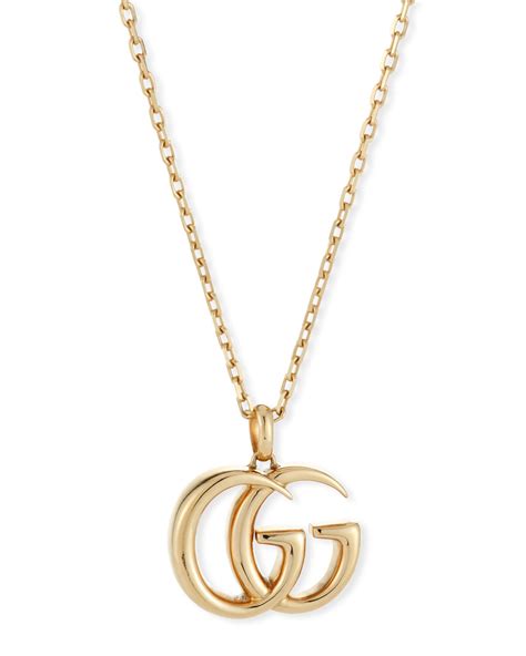 gold gucci necklace womens|Gucci chain necklaces for women.